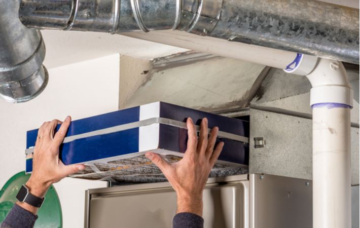 Replacing Furnace Filter