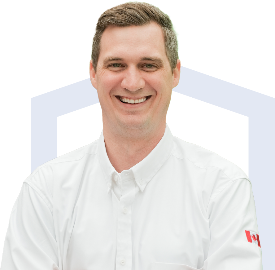 Furnasman team member in his white uniform, smiling broadly with teeth visible. Furnasman team member in his white uniform, smiling broadly with teeth visible.